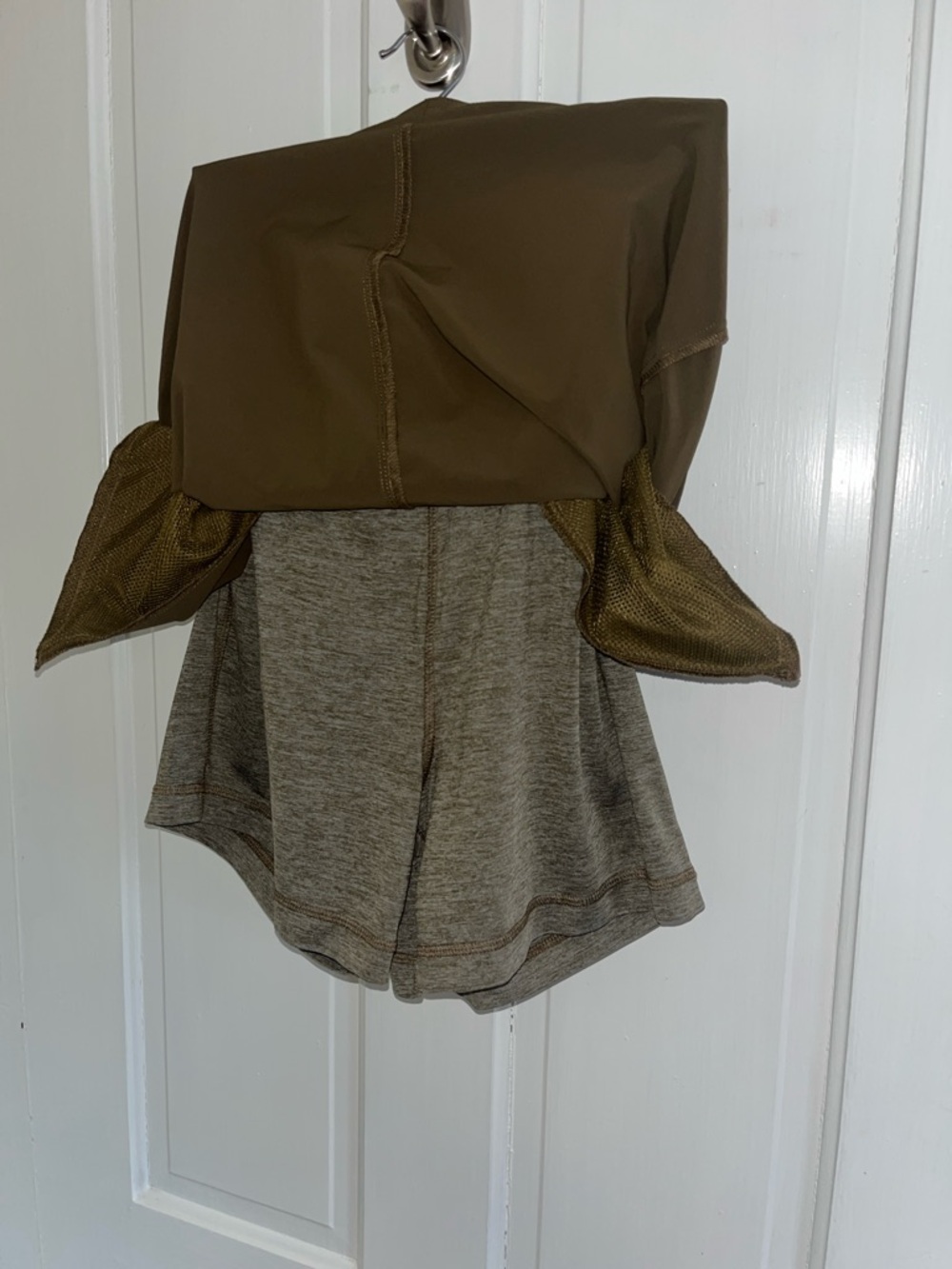 Duluth Olive Green quick dry Pull-On Skort with Heathered Waistband size 6 - Picture 5 of 5